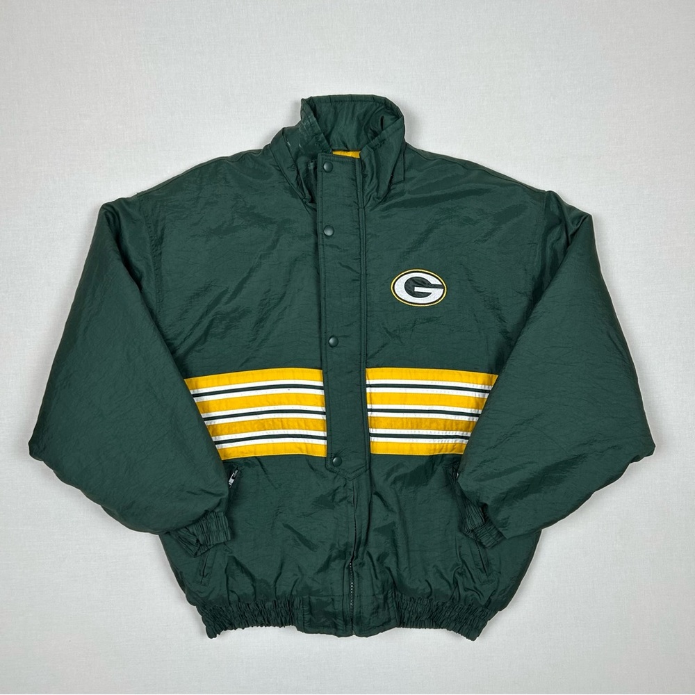 Vintage 1990s Logo Athletic Green Bay Packers Jacket